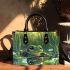 Cute baby turtle in the water small handbag