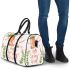 Cute bunny sitting on top of an carrot hello spring 3d travel bag