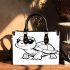 Cute cartoon baby turtle coloring small handbag