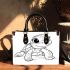 Cute cartoon baby turtle coloring small handbag