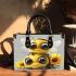 Cute cartoon bee is sitting on the head small handbag