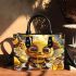 Cute cartoon bee with big eyes and wings small handbag