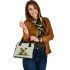 Cute cartoon frog with big eyes and hands shoulder handbag