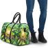 Cute cartoon illustration of a little frog with big eyes 3d travel bag