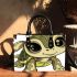 Cute cartoon turtle with big eyes small handbag