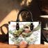 Cute kawaii turtle surrounded by bubbles small handbag