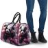 Cute little panda surrounded by pink cherry blossoms 3d travel bag