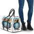 Cute owl clipart with big eyes 3d travel bag