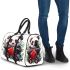 Cute panda making a heart with its hands 3d travel bag