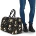 Cute pandas in space stars and planets 3d travel bag