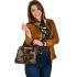 Dashhund mushroom and draem catcher shoulder handbag