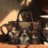 Dogs and cats smile with dream catcher small handbag