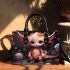 Dragon in Red Bubbles Small Handbag