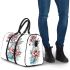 Dragonflies flowers and water lilies 3d travel bag