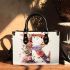 Floral Alphabet Letter R Design Small Handbag