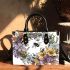 Flowers and bumblebee small handbag