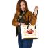 Good Mashed Potato Is One Of The Great Luxuries Of Life Leather Tote Bag