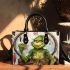 Grinchy drink coffee smile and dream catcher small handbag