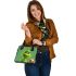 Grinchy got bucked tooth missing smile shoulder handbag