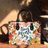 Happy mother's day colorful floral small handbag