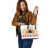 Hello November Leather Tote Bag