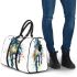 Horse splashes and drips with colors 3d travel bag