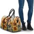 Horse with sunflower watercolor 3d travel bag