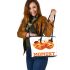 I'm thankful for every moment Leather Tote Bag