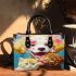 Joyful bond with pets Chic Stylish Small Handbag & Women Totes: Perfect Gift for Girlfriend | Crossbody, Purse, Handbag