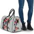 Koi fish with butterfly wings is depicted 3d travel bag