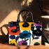 Flowers in the style of marano electronic music Small Handbag, Totes, Crossbody, Purse: Bag Gift Idea for Girlfriend, Sitter, Birthday, Women ,Daughter, Mama, Ladies