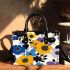 Flowers in the style of marano electronic music Small Handbag, Totes, Crossbody, Purse: Bag Gift Idea for Girlfriend, Sitter, Birthday, Women ,Daughter, Mama, Ladies