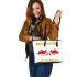 No duty is more urgent than giving thanks Leather Tote Bag