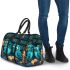 Owls in teal blue and turquoise colors 3d travel bag
