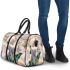 Painting of calla lilies in geometric shapes and forms 3d travel bag