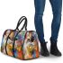 Persian Cat in Abstract Artworks 3D Travel Bag