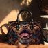 Pitbul smile with dream catcher small handbag