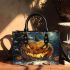 Pumpkin grinchy smile and bats christmas tree 3d small handbag