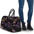 Purple and gold dragonflies 3d travel bag