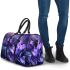 Purple crocuses with butterflies 3d travel bag