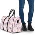 Seamless pattern with rose gold foil butterflies 3d travel bag