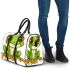 Simple cartoon frog clipart cute doodle style 3d travel bag