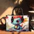 Smiling Blue Dragon in Water Small Handbag