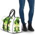 St patrick's day cute cartoon frog wearing leprechaun hat 3d travel bag