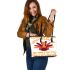 Thanksgiving and Christmas are the two times a year Leather Tote Bag