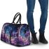 The purple butterflies dance gracefully in the sky 3d travel bag