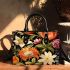 Vibrant Floral Arrangement on Table Small Handbag