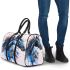 Watercolor blue horse 3d travel bag