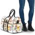 Watercolor dragonfly surrounded in the style of flowers 3d travel bag