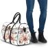 Watercolor dragonfly surrounded in the style of flowers 3d travel bag